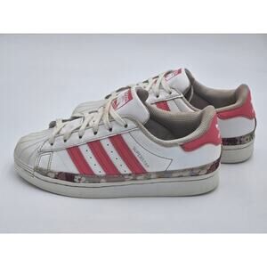 Adidas Superstar Her Studio London White Hazy Rose Kids Size 2
